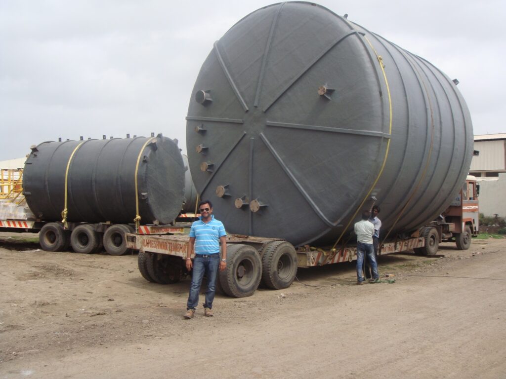 FRP Chemical Reactors And Reaction Vessels